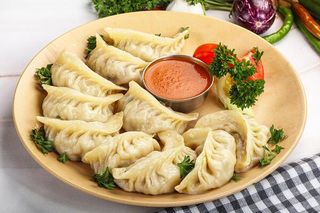 Chicken steam momo