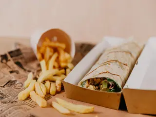 Burrito Pollo Al Curry