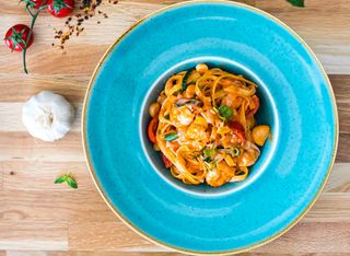 Pasta Gamberetti Primavera