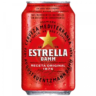 Estrella Damm Cerveza Lata 33cl