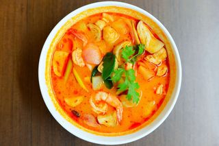 Tom Yum z krewetkami