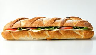 Panino con panelle e crocchè