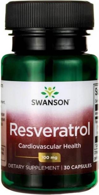 Resweratrol korzeń rdest japoński 100mg Resveratrol 30 kapsułek SWANSON