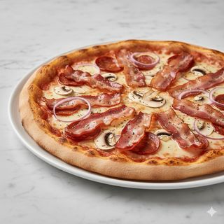 Pizza Bacon Xampinyons