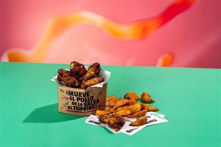 6 Alitas Crujientes + Patatas S