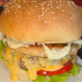 Menù doppio cheeseburger