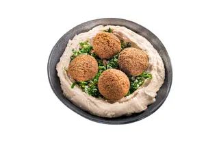 Hummus cu Falafel