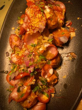 Salchichas Bravas muy Bravas