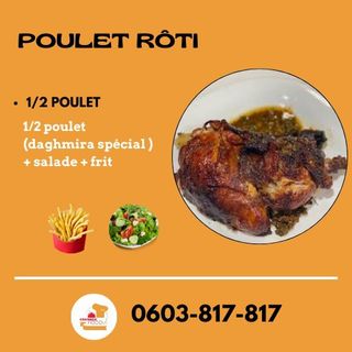 1/2 Poulet rotis