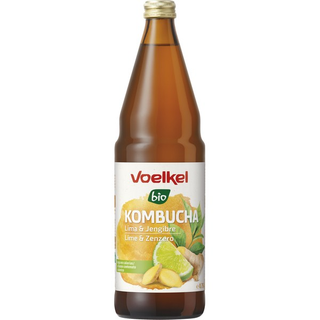 Kombucha Sabor Lima y Jengibre 750ml Voelkel