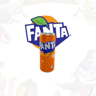 Fanta Laranja Lata 330ML