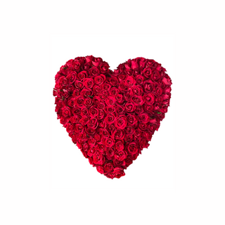 Corazón de 70 Rosas Rojas - BK