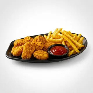 Chicken Nuggets With Fries