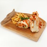Spicy crispy wrap