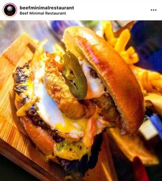 Big beef panino fatto in casa