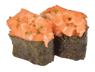 Gunkan Saumon - 2 Pièces