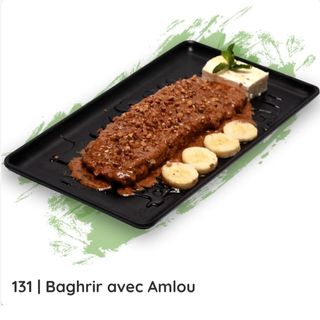 Baghrir avec amlou