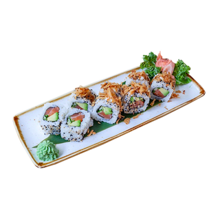 130. Uramaki Special Crunchy Salmón