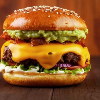 BIG DOUBLE CHEESE BUERGUER XXL