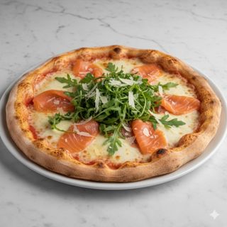 Pizza de salmón (33 cm.)