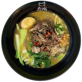 Fideos de Arroz con Ternera y Caldo Agripicante