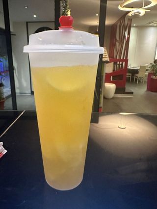 Bubble Tea al Limone e Mandarino / Lemon and Tangerine Bubble Tea/ 柠檬和橘子珍珠茶