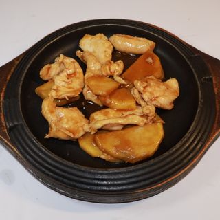 46. Pollo alla piastra con patate