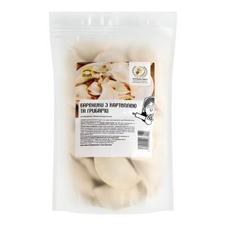 Вареники з картоплею та грибами заморожені (750г)