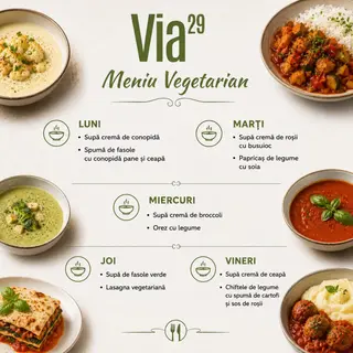 Meniul Vegetarian de VINERI