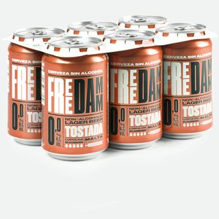 CERVEZA FREE DAMM TOSTADA LATA 33CL 0,0º
