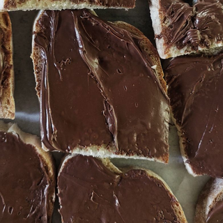 Panuozzo con Nutella