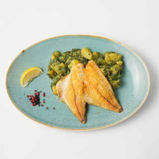 Filet brancina ili orade s blitvom na dalmatinski