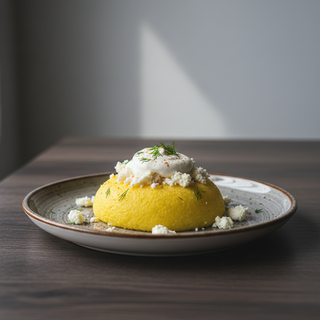 Mamaliguta cu branza de burduf so smantana