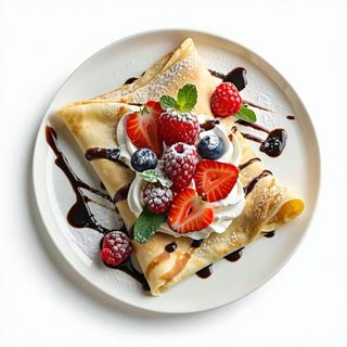 Crêpes marmellata di fragola fatta in casa