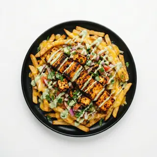 Paneer Tikka Loaded Fries