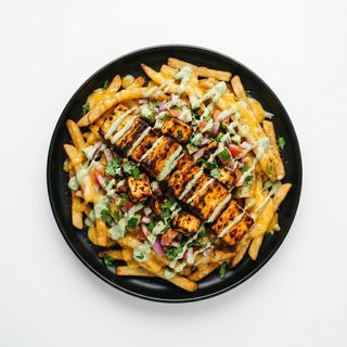 Paneer Tikka Loaded Fries