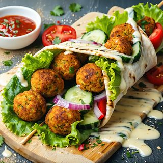Falafel w lawaszu