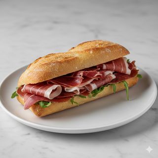 Bocadillo de jamón serrano