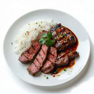 Plato Ternera con Arroz