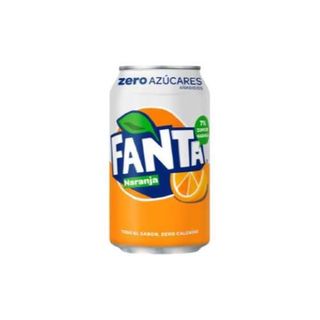 Fanta Naranja Zero 330 ml.
