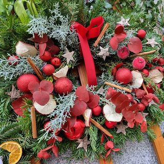 Coronita craciun rosie