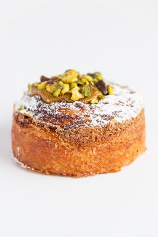 Roulé De Pistacho Con Pépitas De Chocolate Blanco 