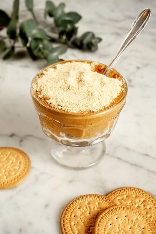 Vasito de Dulce de Leche y Plátano