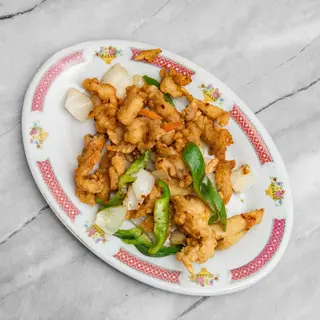 60. Pollo Con Sal Y Pimiento