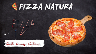 24 CM Pizza Quattro Formaggi cu Salam Ventricina (picant)