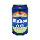 Cerveza Mahou 0,0 tostada lata 330ml