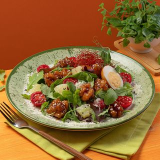 Салат з куркою теріякі