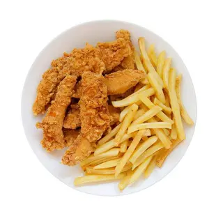 Tiras De Pollo Patatas (Ración)