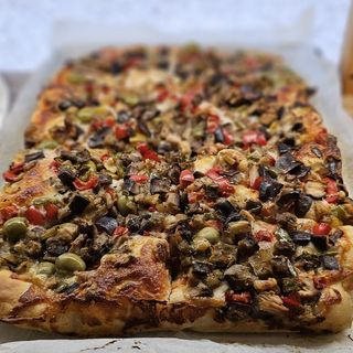 Focaccia de Mix de Legumes
