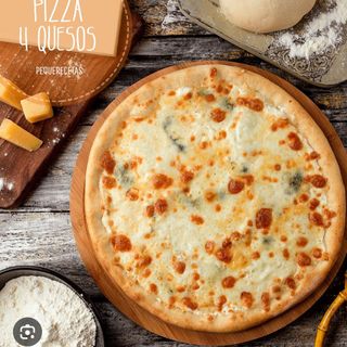Pizza Bacon Con 4 Quesos ( 30 cm)